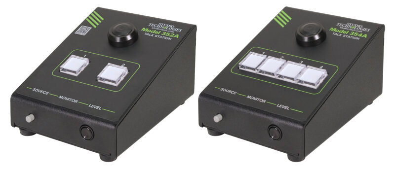 Studio Technologies Introduces Model 352A and Model 354A Talk Stations