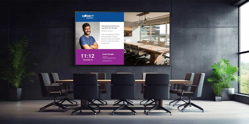 Korbyt Becomes First Signage CMS to Be Allowed to Drive Content Inside Zoom Rooms