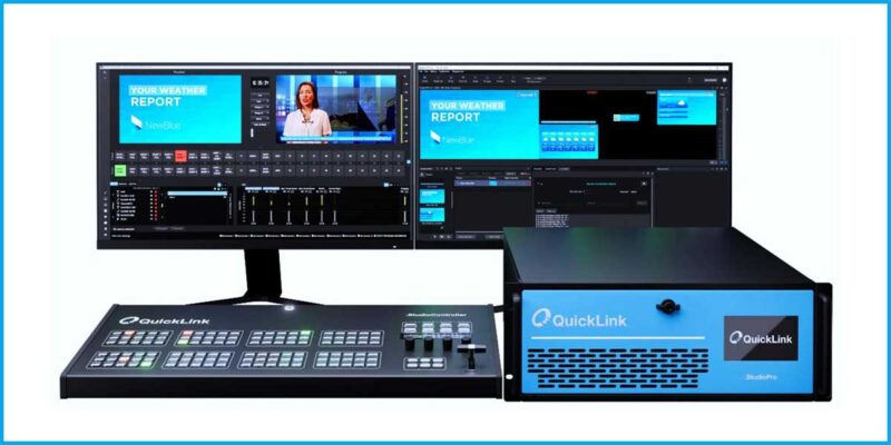 QuickLink Adds NewBlue Graphics to StudioPro