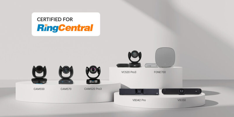 AVer Receives RingCentral Certification For Its PTZ Cameras