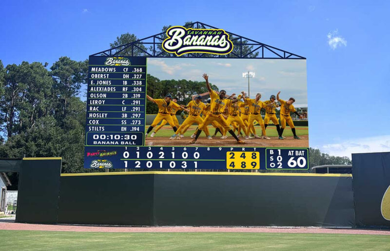 Daktronics Goes Bananas with Installation at Grayson Stadium in Savannah