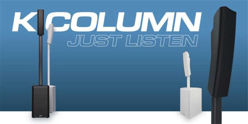 New K Column from QSC Audio is Portable 3000-Watt Active Line Array Speaker