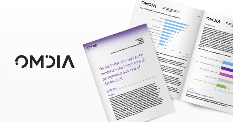 Industry analyst Omdia recognizes Nureva’s HDL pro series as a standout solution for larger spaces