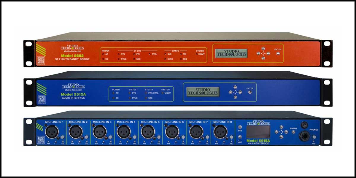 studio technologies smpte st 2110