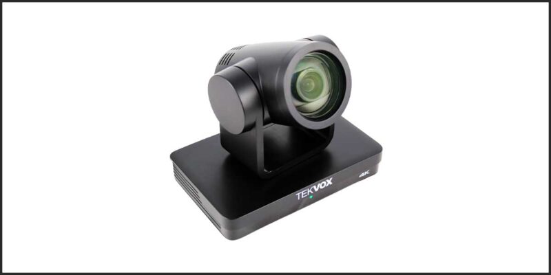TEKVOX Intros UltraCam, a 4K PTZ Camera Using HDBaseT for Video, Audio, Power and Control