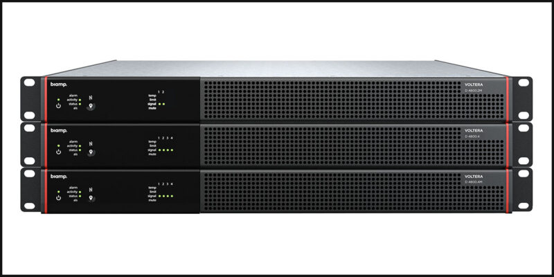Biamp Intros 4800-Watt Versions of Voltera Networked Amplified Loudspeaker Controllers