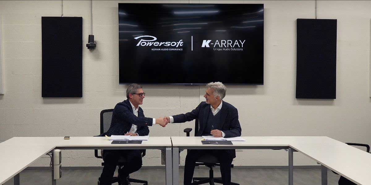 powersoft k array partnership