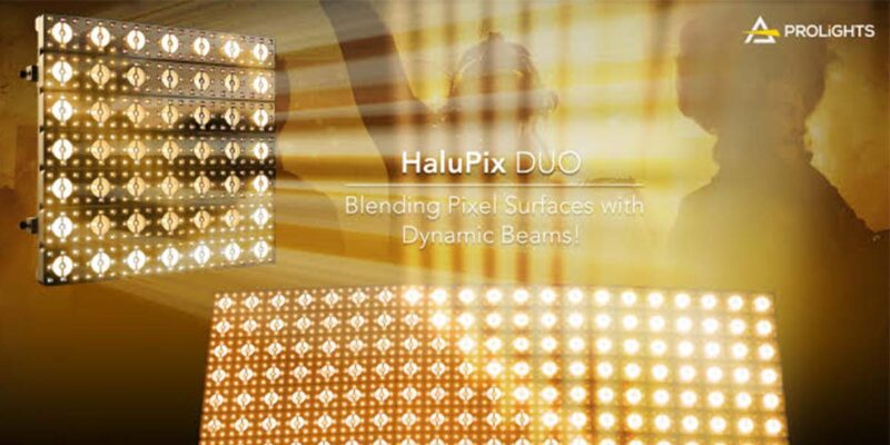 PROLIGHTS Launches HaluPix Duo, a Dual-Layer LED Matrix Panel for Stages and TV