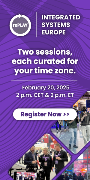 rePLAY ISE 2025 Graphics 300x600 Banner Ad