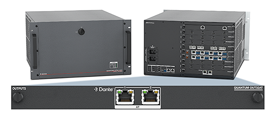 Extron Announces New Dante Card for Quantum Ultra Ii Videowall Processing Systems