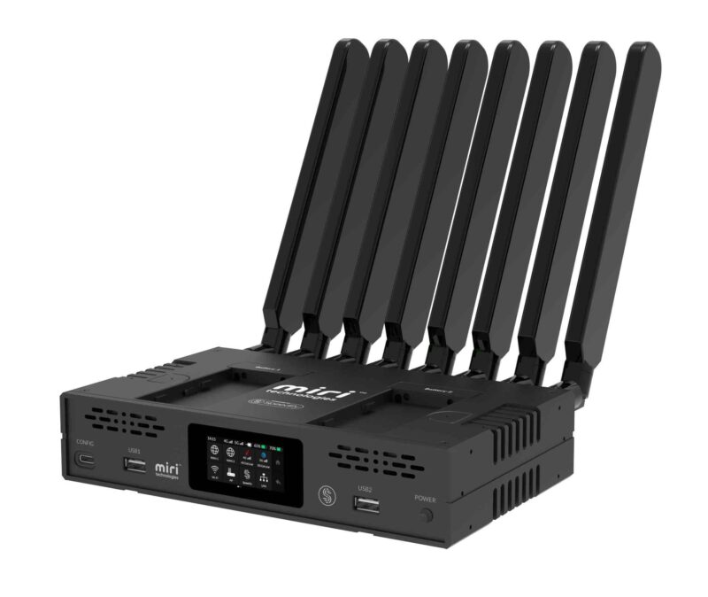Miri Technologies to Make NAB Show Debut with X510 Dual-Cellular Bonding Router
