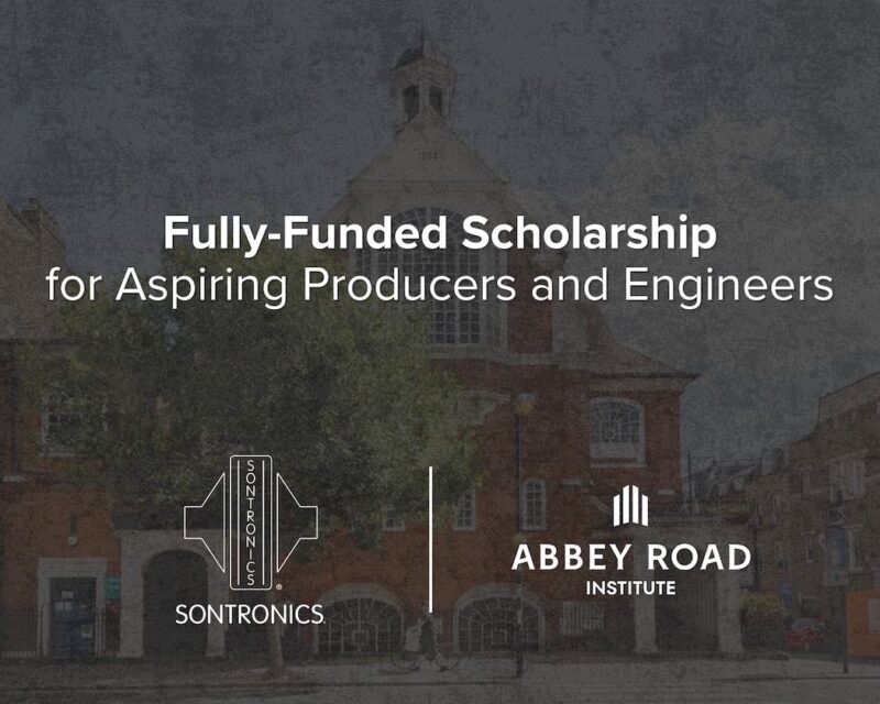 Sontronics Launch Prestigious Scholarship for Aspiring Creators at Abbey Road Institute