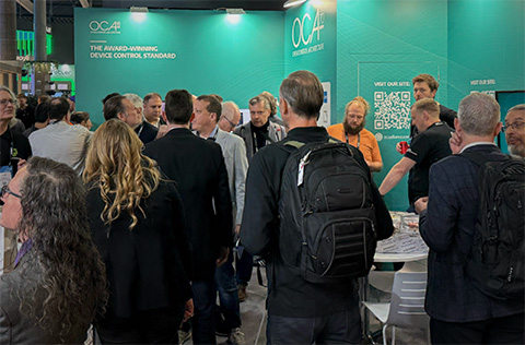 OCA Alliance Sees New Products and Wide-Spread Adoption of AES70 at ISE 2025