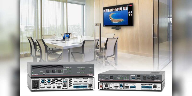 Extron Introduces UCS 504 for BYOD and BYOM in Small, Mid-Sized Meeting Spaces