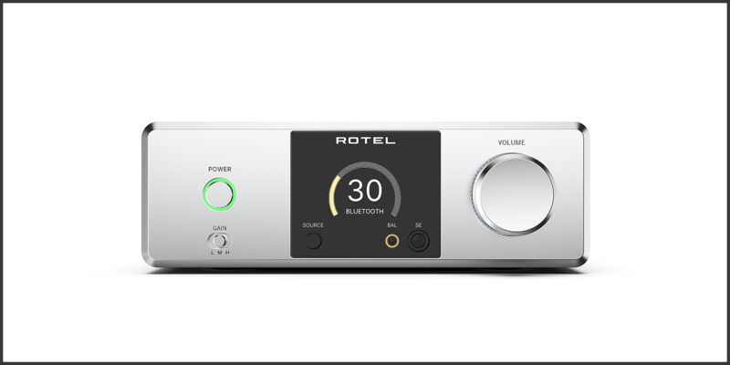 The Rotel DX-3 is a Three-in-One Audio Solution; Headphone Amplifier, Pre-Amplifier and DAC