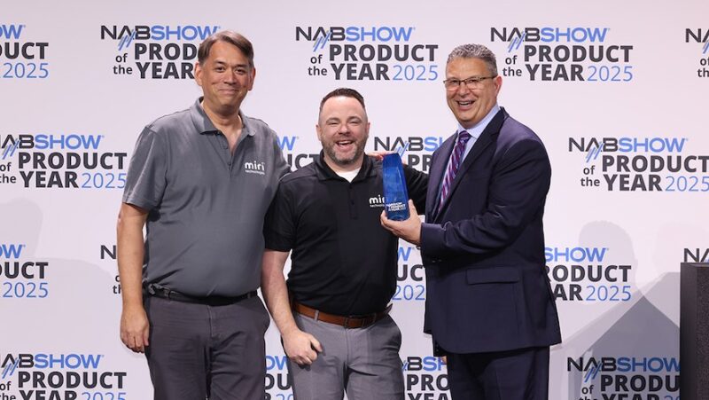 Miri Technologies Wins 2025 NAB Show Product of the Year Award for X510 Bonding Router