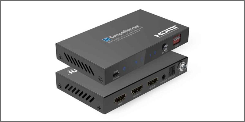 Comprehensive Connectivity Company Launches 8K HDMI 1×2 Splitter With Audio Extraction and EDID Management