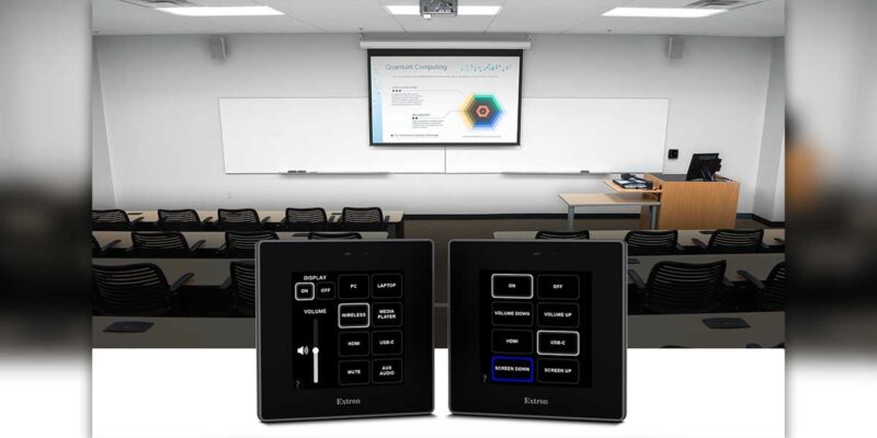Extron Begins Shipping MLC Plus 400 Touch Screen Controller for Classrooms, Workspaces