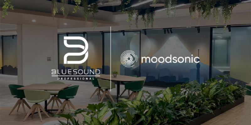 Moodsonic and Bluesound Professional Partner for Workplace Soundscaping