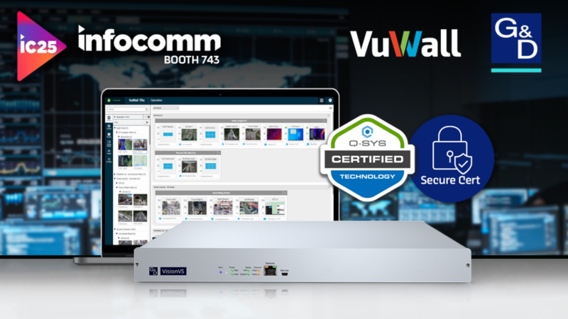 VuWall and G&D to Unveil Joint Control Room Solution at InfoComm 2025