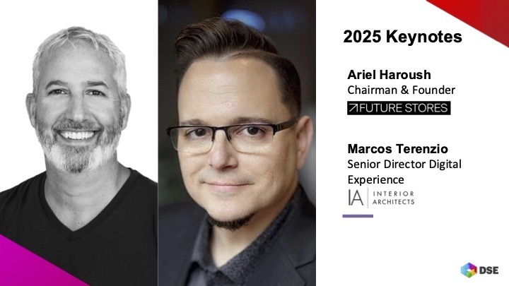 Questex’s Digital Signage Experience 2025 Announces Ariel Haroush of Future Stores and Marcos Terenzio of IA Interior Architects to Keynote Event
