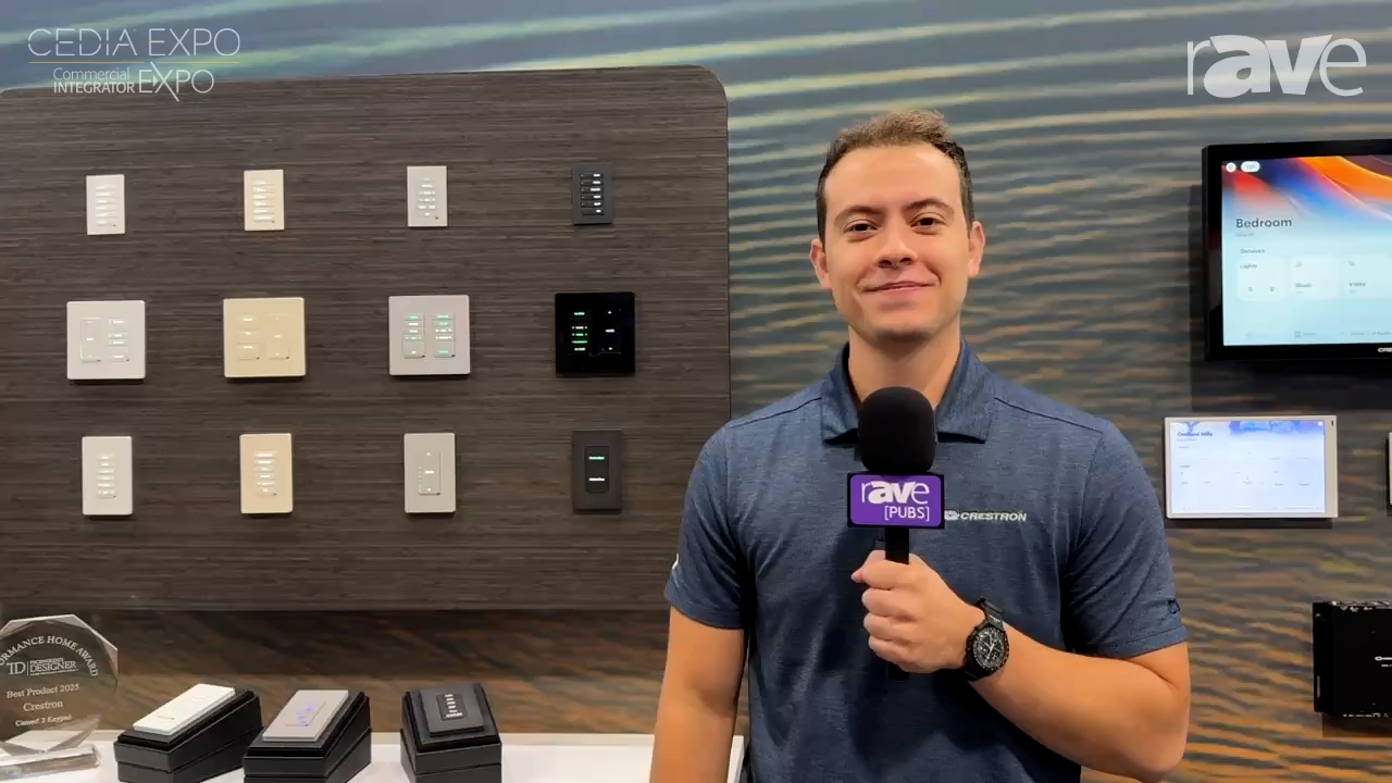CEDIA Expo 2025 Crestron Introduces Decorator Style Cameo Keypads With RGB Backlighting and More 1