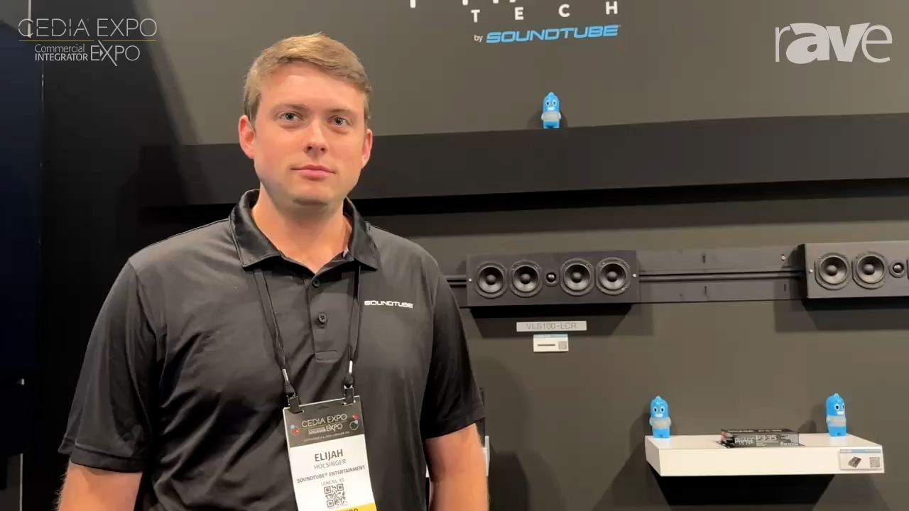 CEDIA Expo 2025 SoundTube Features VLS100, VLS70 Sound Bars With P3 35 Amplifier and PL 12P Sub 1