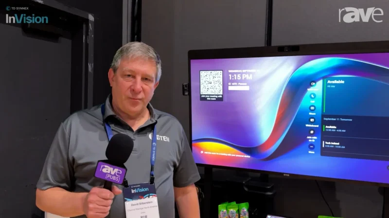 InVision 2025: DTEN Features All-in-One 55-Inch Board With ViewPro Cameras and DTEN Bar