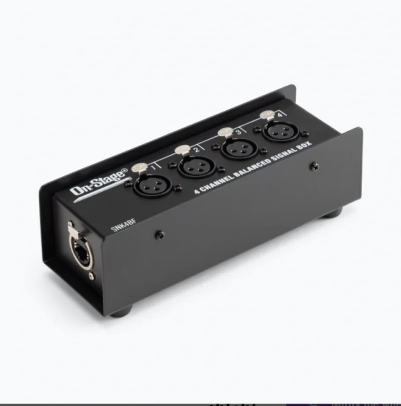 On-Stage Production-Grade Snake Box Consolidates Four XLR Signals Into One Cable