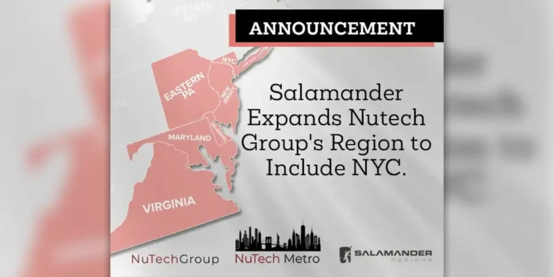 Salamander Designs Expands NuTech Group Partnership Into New York Metro Region