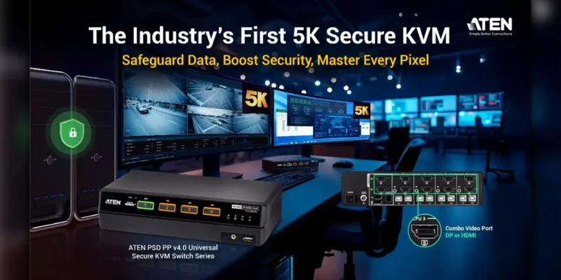 ATEN Launches PSD PP v4.0-Certified 5K Universal Secure KVM Switches